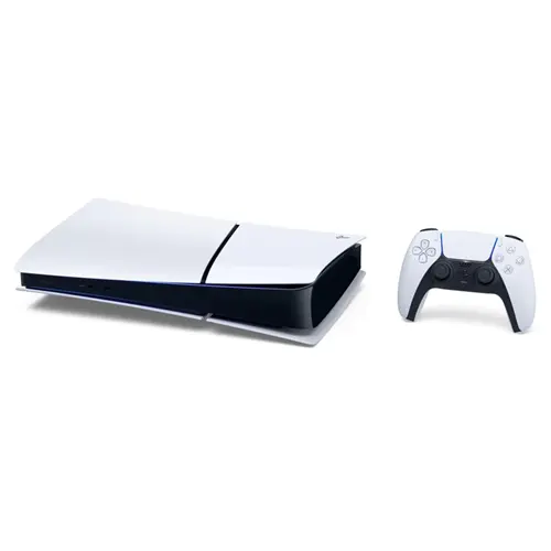 کنسول بازی سونی مدل PlayStation 5 Slim Digital Edition ظرفیت 1 ترابایت ریجن 2016B اروپا به همراه دسته اضافی و پایه شارژر (8)